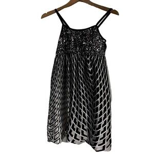 Secret Charm Girls Dress  black and white Size 14 Holiday Occasion #82